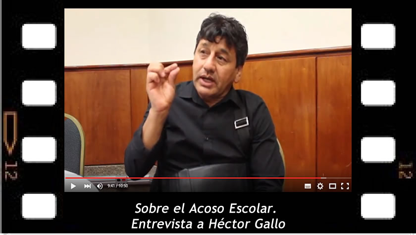 Entrevista a Hector Gallo sobre El acoso escolar